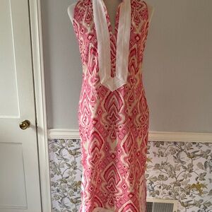 NWT Preppy Pink and White Maxi Salt to Sable Dress